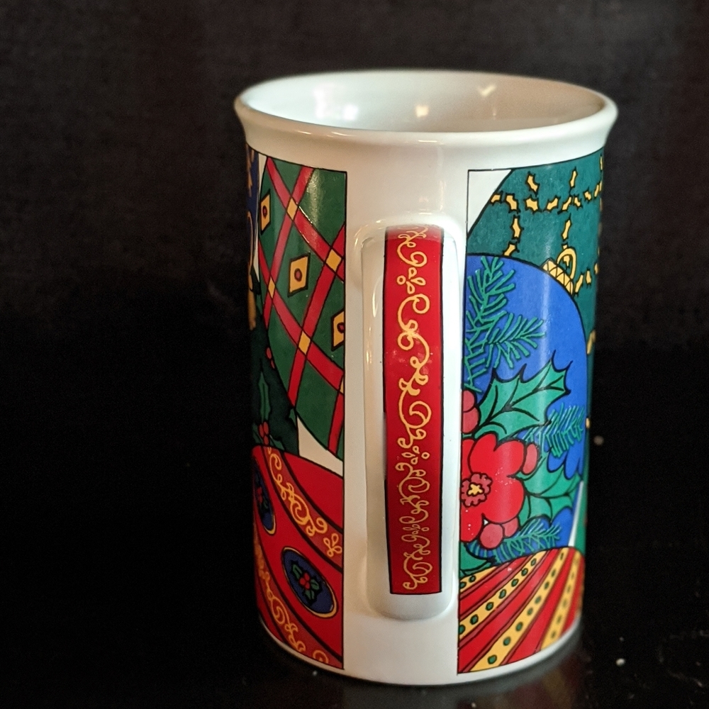 Vintage 90's Christmas coffee mug - Picture 3 of 8